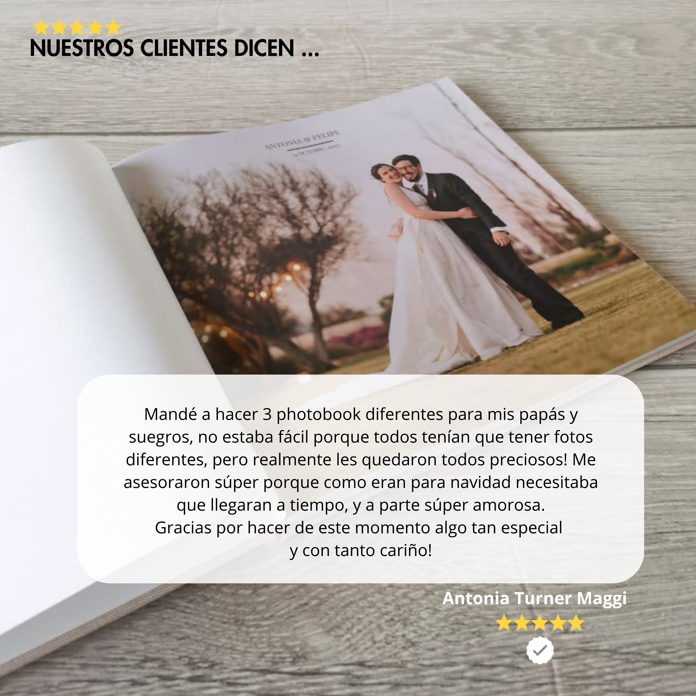PHOTOBOOK + ESQUINEROS DE REGALO