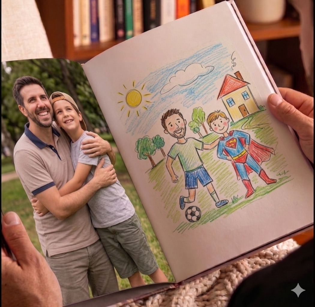 Libro Fotos y Cartas Para Papá